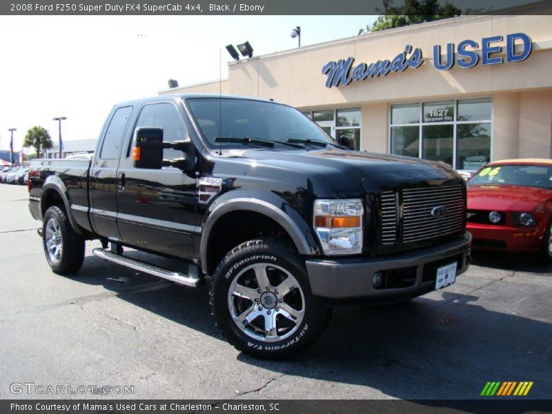 Black / Ebony 2008 Ford F250 Super Duty FX4 SuperCab 4x4
