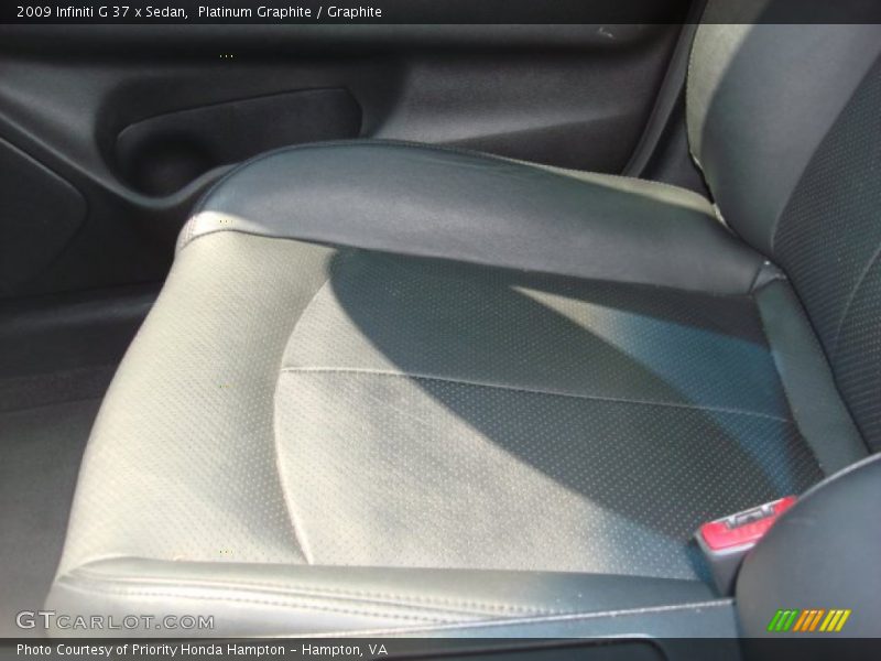 Platinum Graphite / Graphite 2009 Infiniti G 37 x Sedan