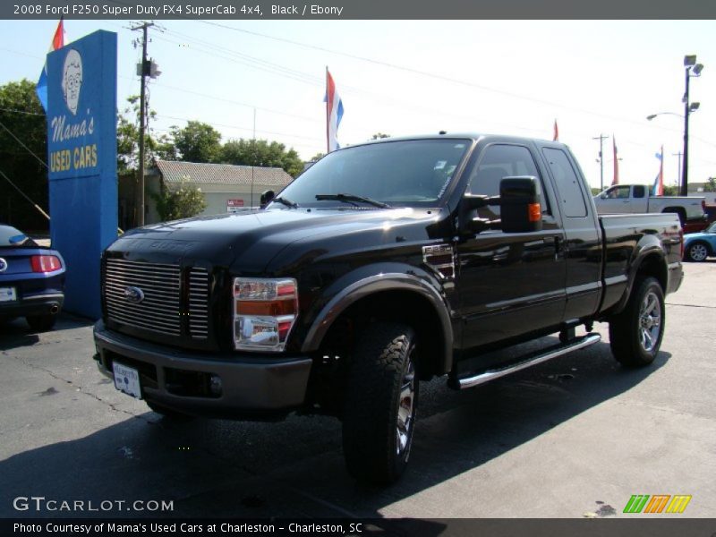 Black / Ebony 2008 Ford F250 Super Duty FX4 SuperCab 4x4