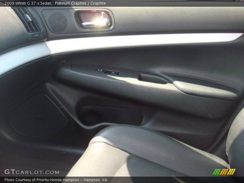 Platinum Graphite / Graphite 2009 Infiniti G 37 x Sedan