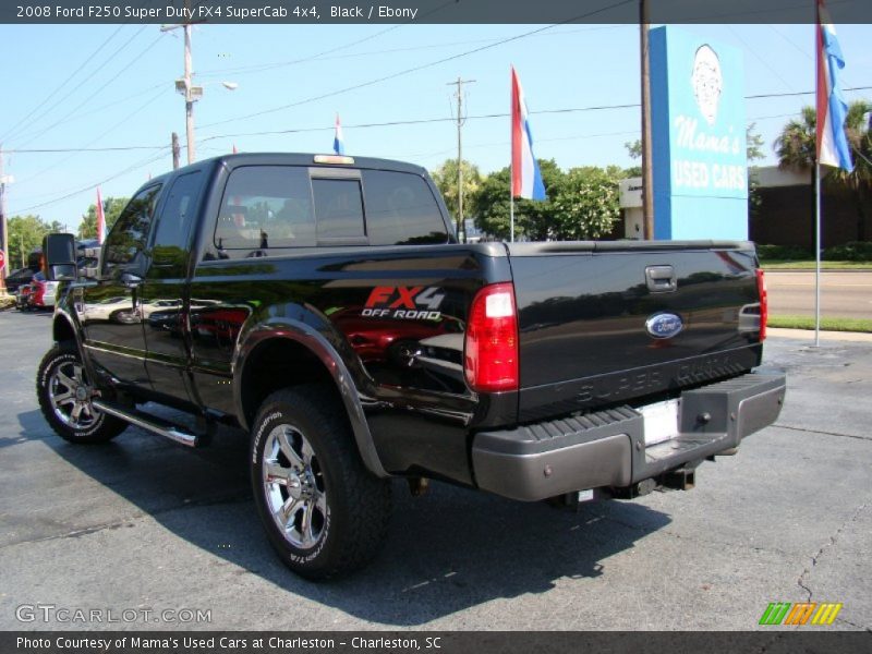Black / Ebony 2008 Ford F250 Super Duty FX4 SuperCab 4x4