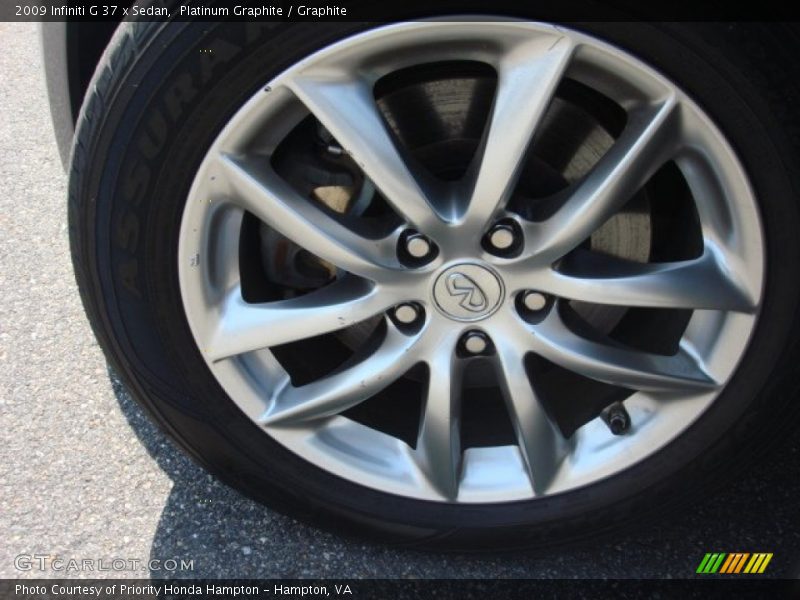 Platinum Graphite / Graphite 2009 Infiniti G 37 x Sedan