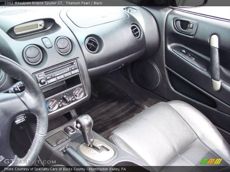 Titanium Pearl / Black 2002 Mitsubishi Eclipse Spyder GT