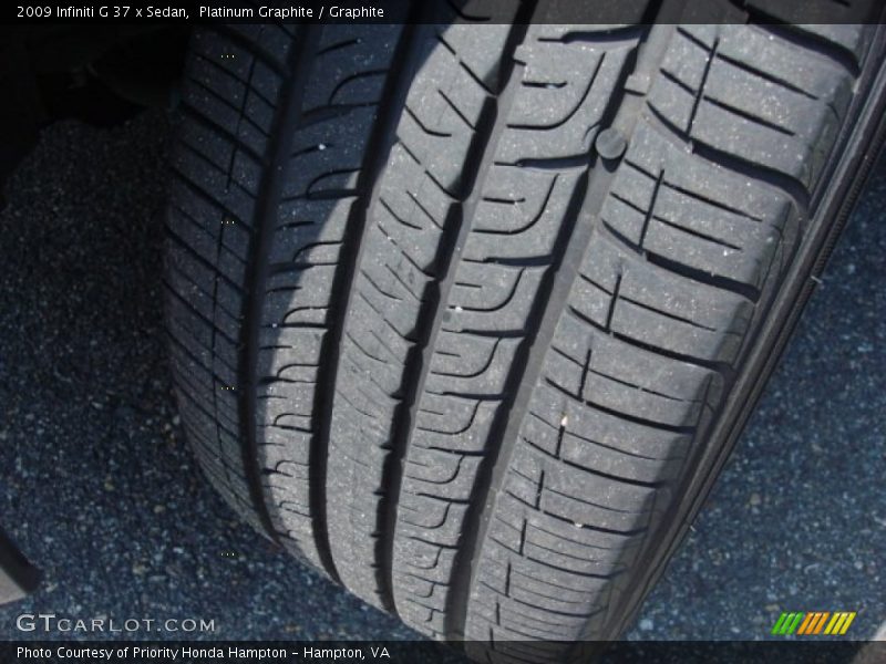 Platinum Graphite / Graphite 2009 Infiniti G 37 x Sedan