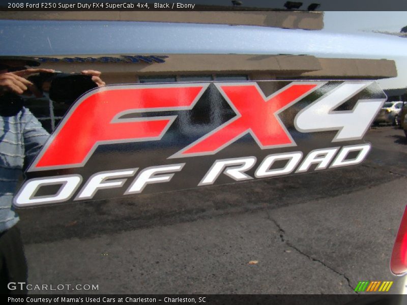Black / Ebony 2008 Ford F250 Super Duty FX4 SuperCab 4x4
