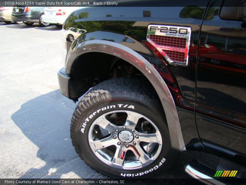 Black / Ebony 2008 Ford F250 Super Duty FX4 SuperCab 4x4