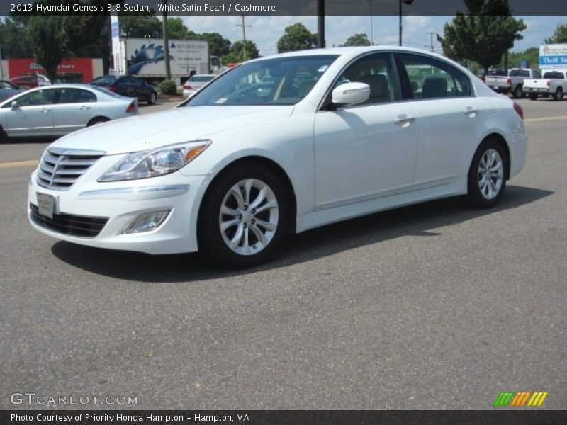 White Satin Pearl / Cashmere 2013 Hyundai Genesis 3.8 Sedan