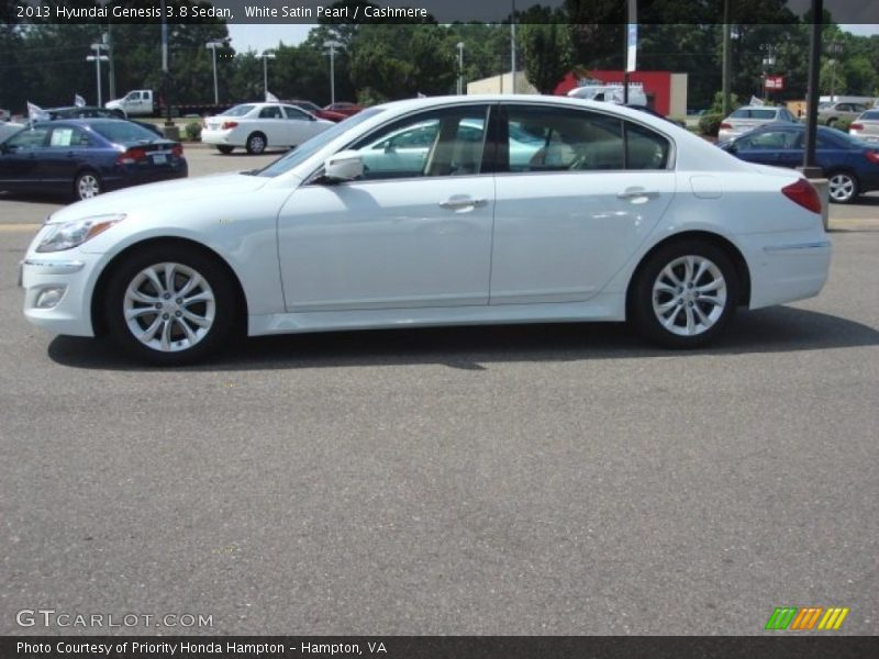 White Satin Pearl / Cashmere 2013 Hyundai Genesis 3.8 Sedan