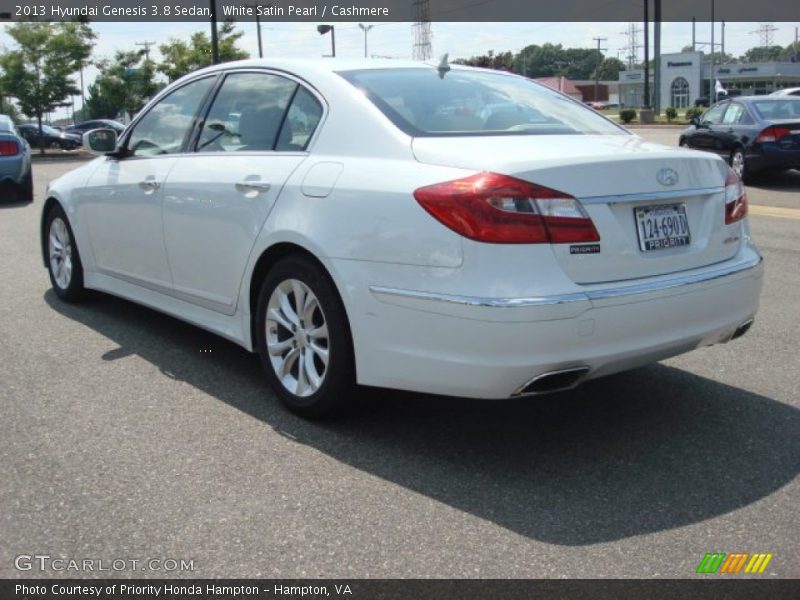 White Satin Pearl / Cashmere 2013 Hyundai Genesis 3.8 Sedan