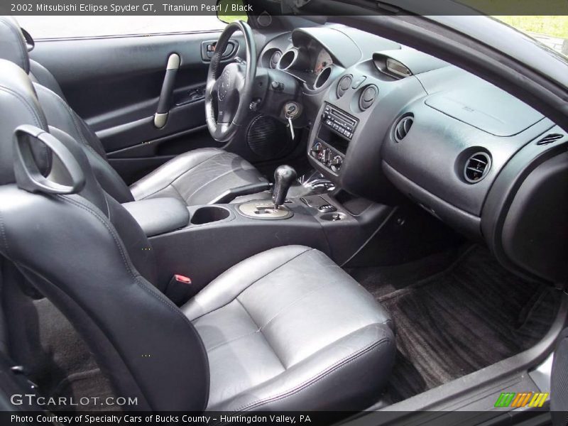 Titanium Pearl / Black 2002 Mitsubishi Eclipse Spyder GT