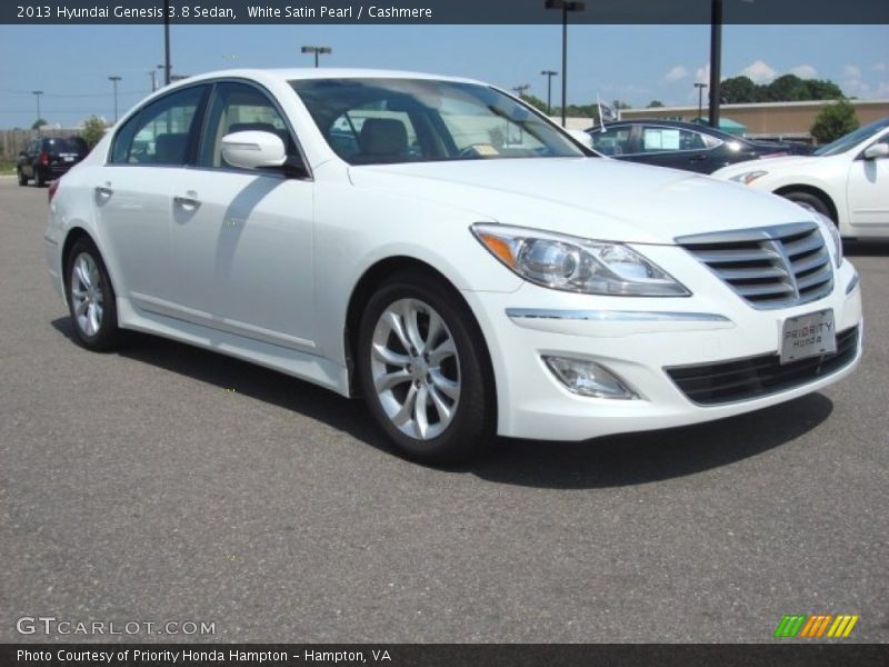 White Satin Pearl / Cashmere 2013 Hyundai Genesis 3.8 Sedan
