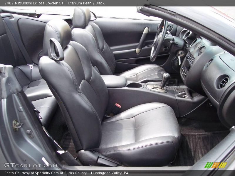 Titanium Pearl / Black 2002 Mitsubishi Eclipse Spyder GT