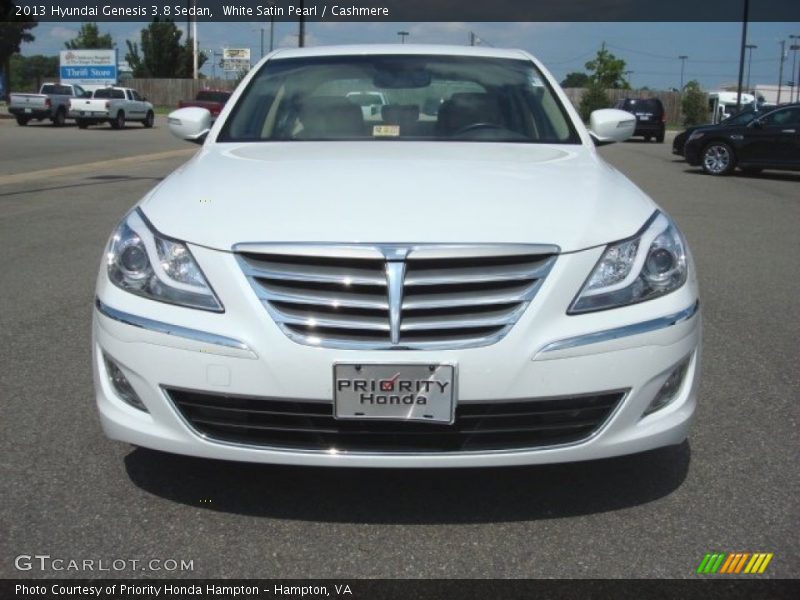 White Satin Pearl / Cashmere 2013 Hyundai Genesis 3.8 Sedan