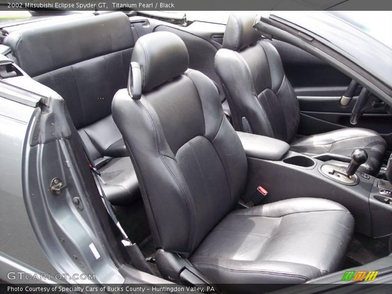 Titanium Pearl / Black 2002 Mitsubishi Eclipse Spyder GT