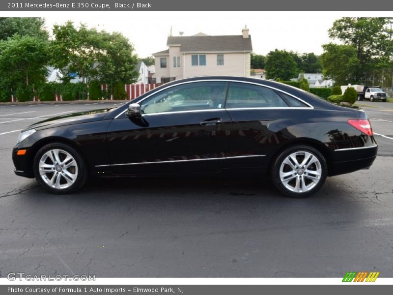 Black / Black 2011 Mercedes-Benz E 350 Coupe