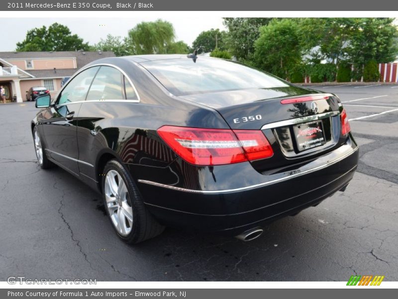 Black / Black 2011 Mercedes-Benz E 350 Coupe