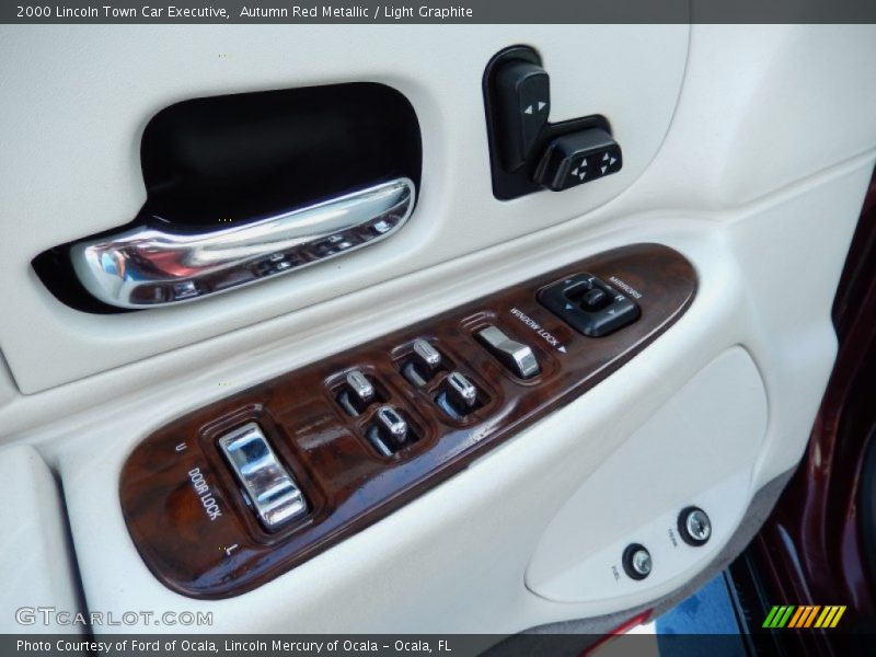 Autumn Red Metallic / Light Graphite 2000 Lincoln Town Car Executive