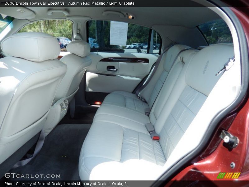 Autumn Red Metallic / Light Graphite 2000 Lincoln Town Car Executive