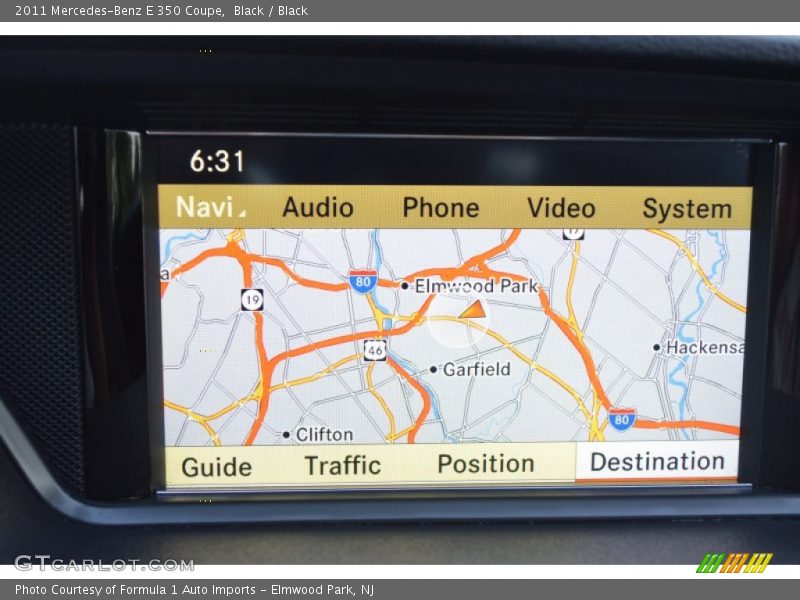 Navigation of 2011 E 350 Coupe