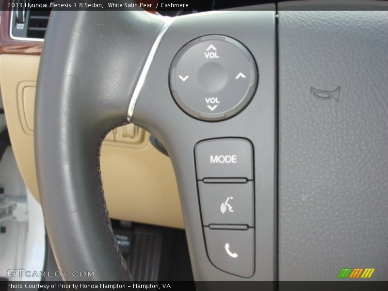 White Satin Pearl / Cashmere 2013 Hyundai Genesis 3.8 Sedan