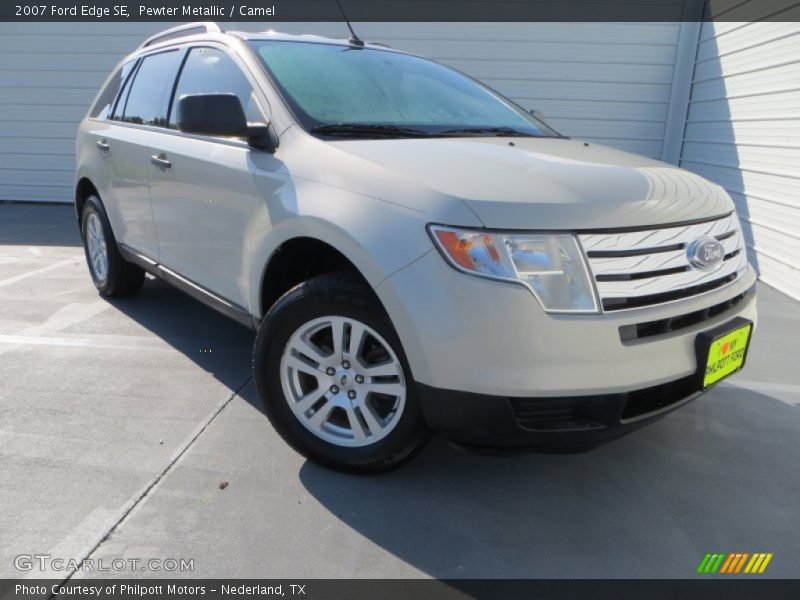 Pewter Metallic / Camel 2007 Ford Edge SE