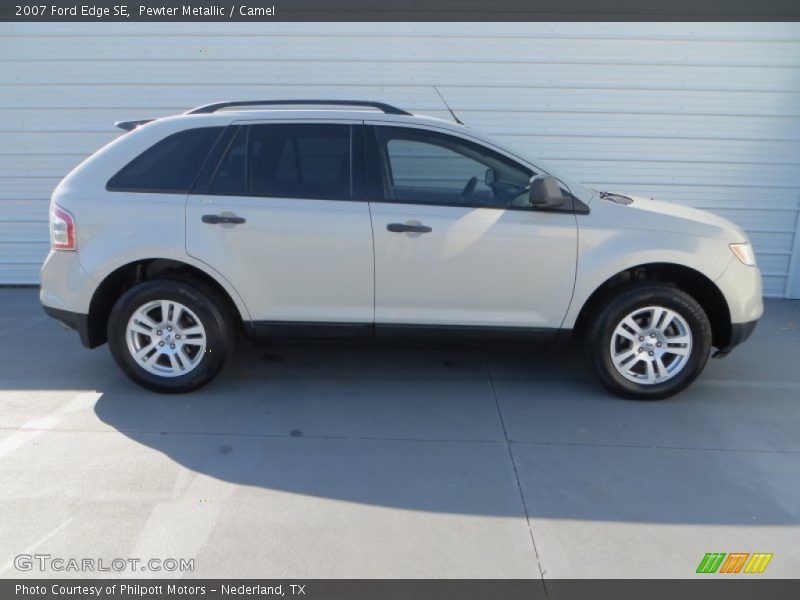 Pewter Metallic / Camel 2007 Ford Edge SE