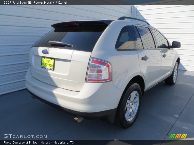 Pewter Metallic / Camel 2007 Ford Edge SE