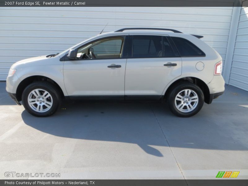 Pewter Metallic / Camel 2007 Ford Edge SE