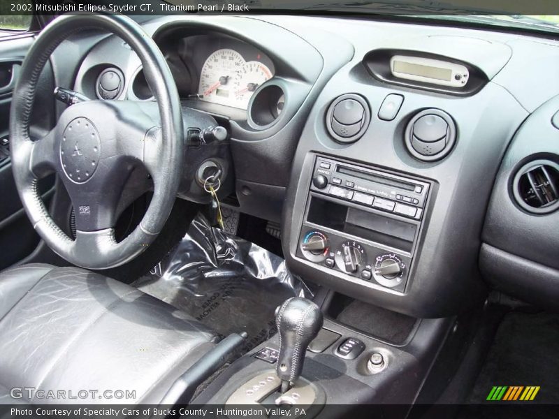 Titanium Pearl / Black 2002 Mitsubishi Eclipse Spyder GT