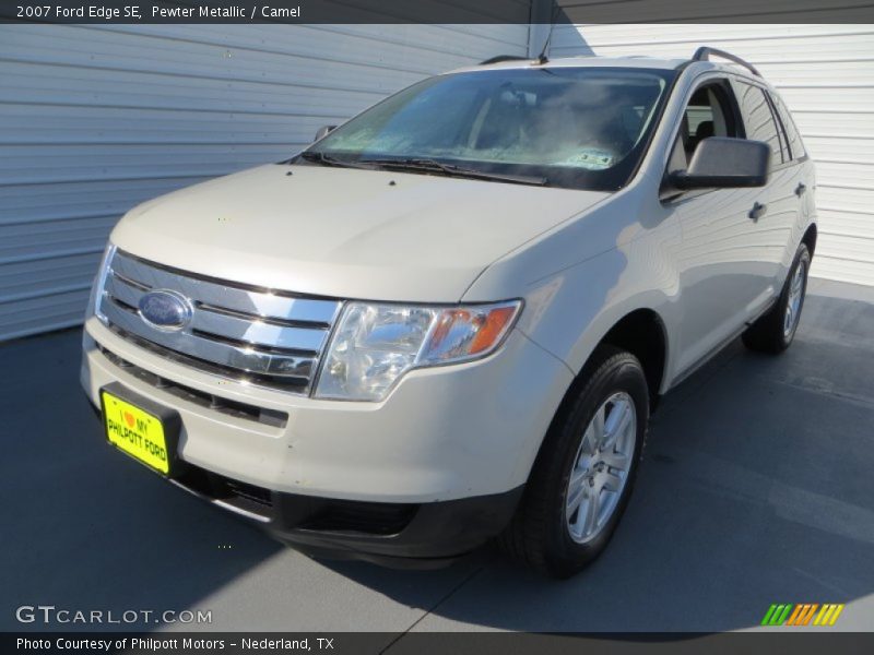 Pewter Metallic / Camel 2007 Ford Edge SE