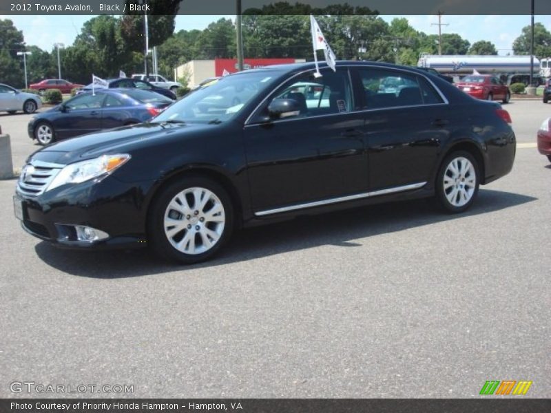 Black / Black 2012 Toyota Avalon