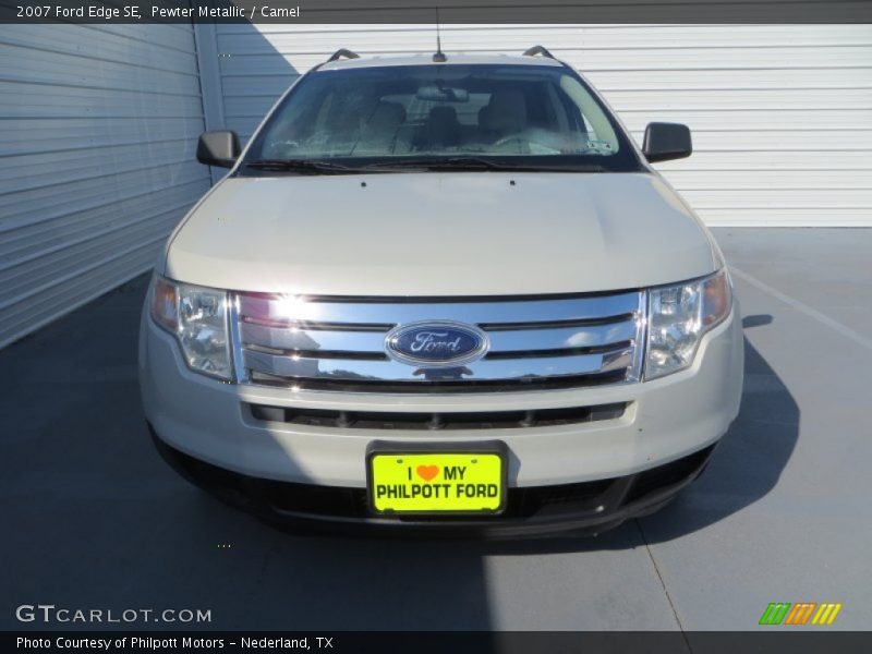 Pewter Metallic / Camel 2007 Ford Edge SE