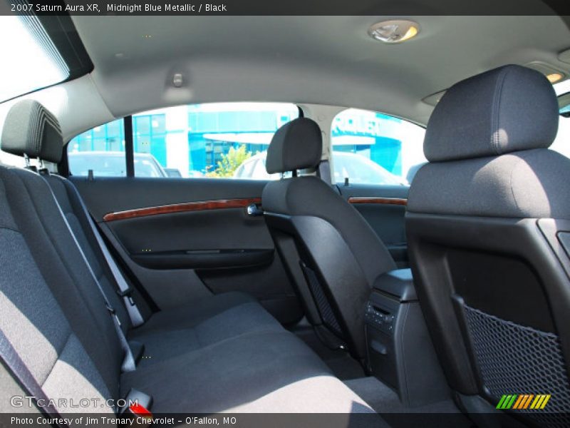 Midnight Blue Metallic / Black 2007 Saturn Aura XR