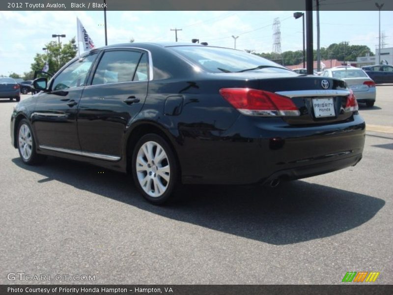 Black / Black 2012 Toyota Avalon