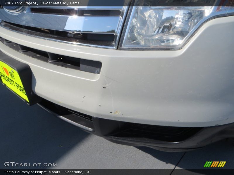 Pewter Metallic / Camel 2007 Ford Edge SE