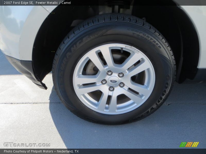 Pewter Metallic / Camel 2007 Ford Edge SE