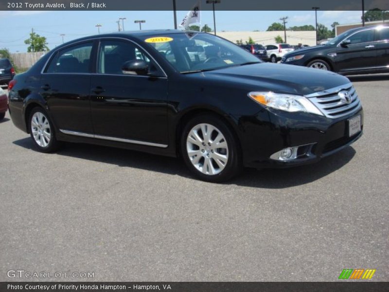 Black / Black 2012 Toyota Avalon