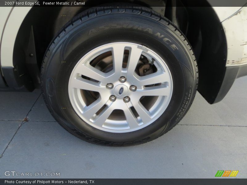 Pewter Metallic / Camel 2007 Ford Edge SE