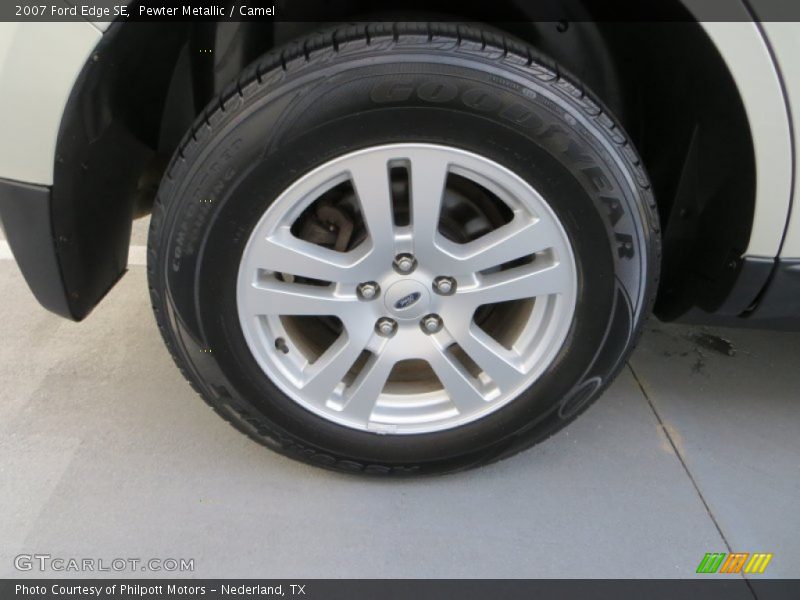 Pewter Metallic / Camel 2007 Ford Edge SE
