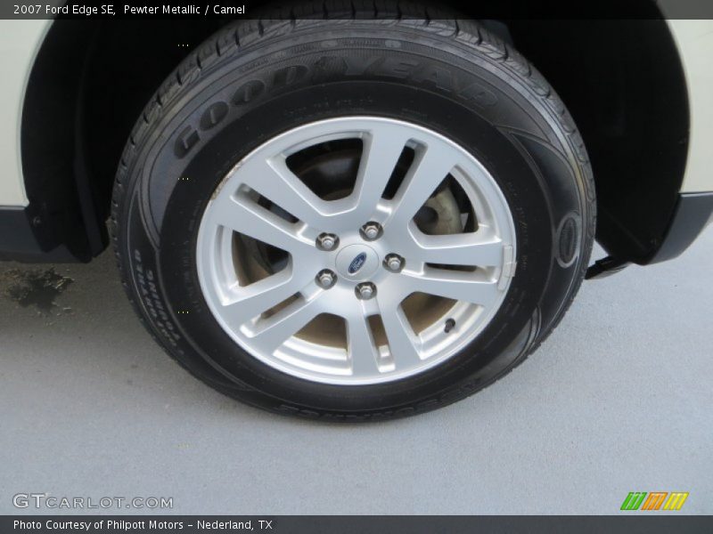 Pewter Metallic / Camel 2007 Ford Edge SE