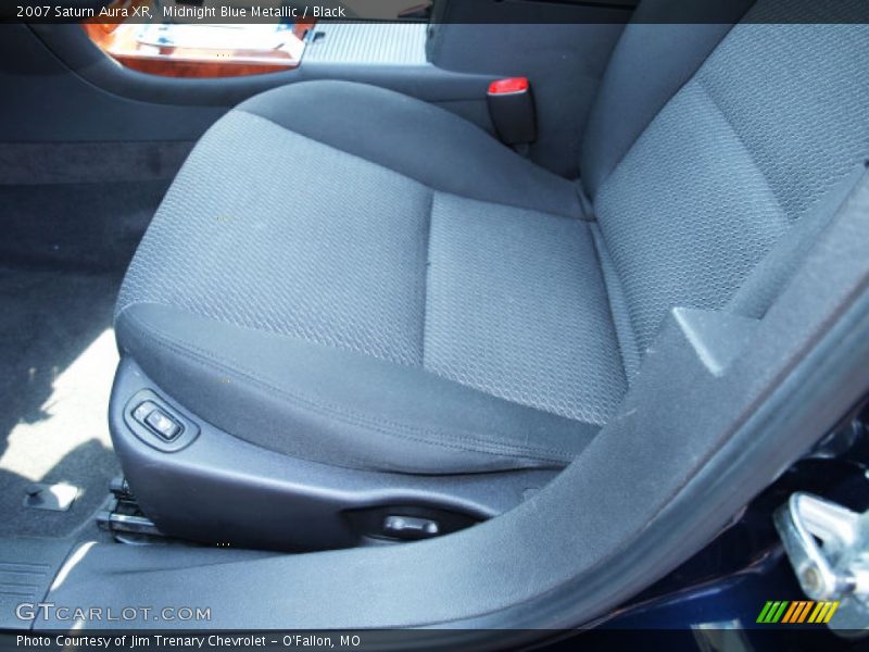 Midnight Blue Metallic / Black 2007 Saturn Aura XR