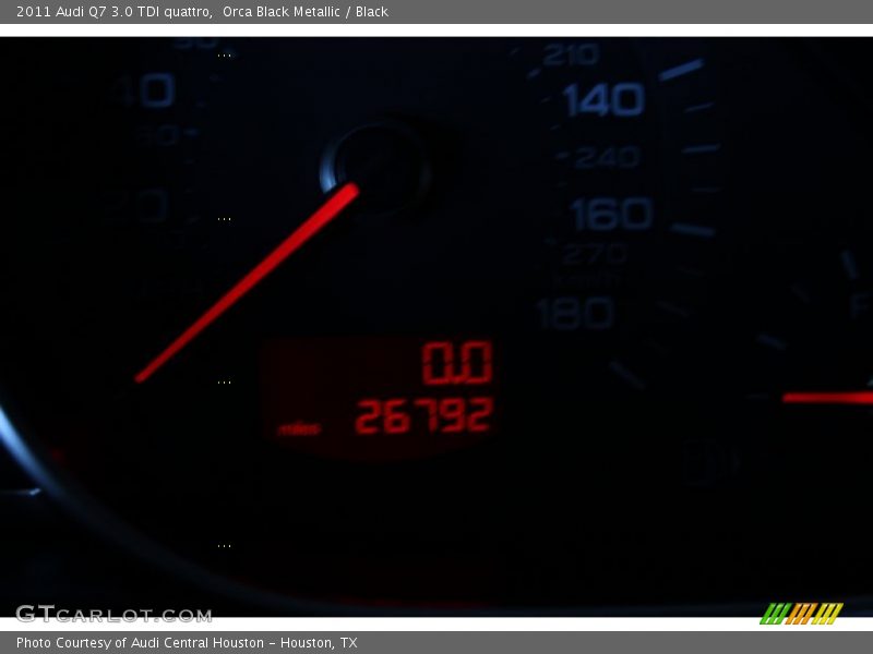 Orca Black Metallic / Black 2011 Audi Q7 3.0 TDI quattro