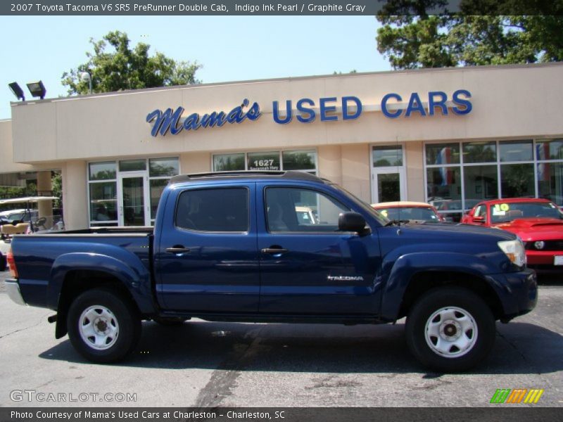 Indigo Ink Pearl / Graphite Gray 2007 Toyota Tacoma V6 SR5 PreRunner Double Cab