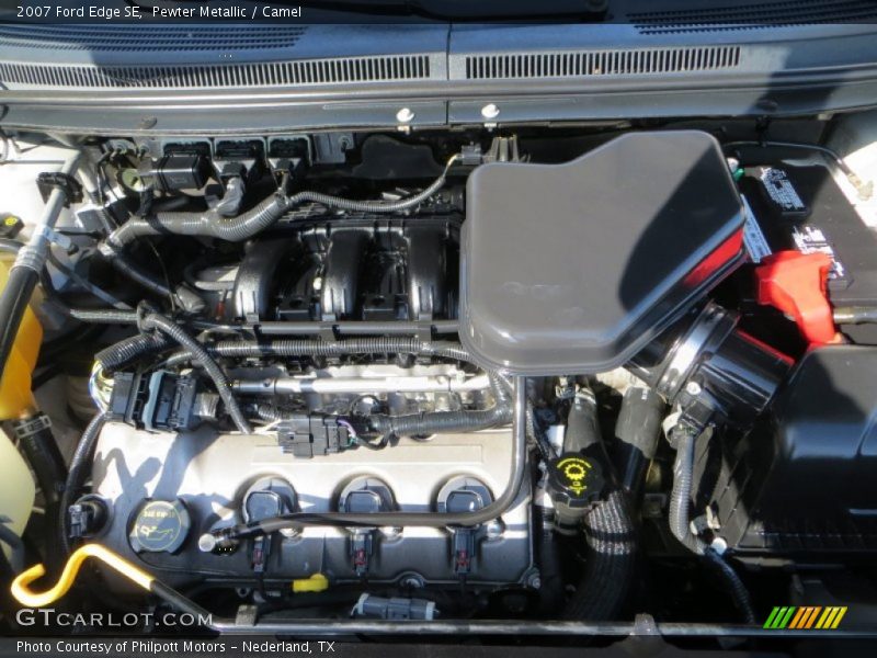 Pewter Metallic / Camel 2007 Ford Edge SE