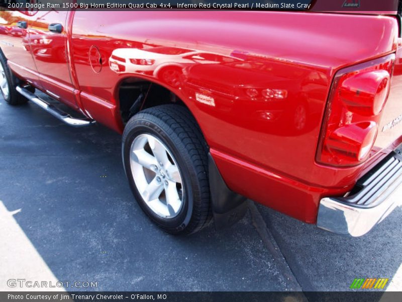 Inferno Red Crystal Pearl / Medium Slate Gray 2007 Dodge Ram 1500 Big Horn Edition Quad Cab 4x4