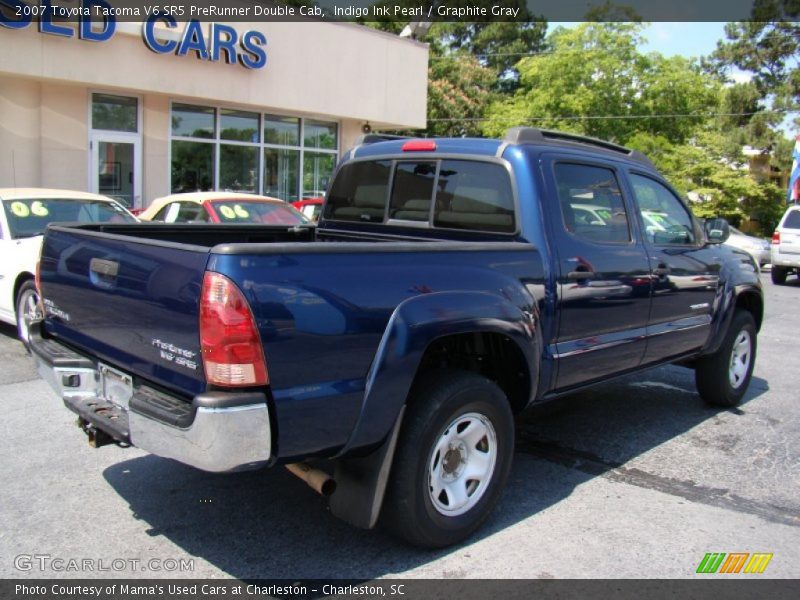 Indigo Ink Pearl / Graphite Gray 2007 Toyota Tacoma V6 SR5 PreRunner Double Cab