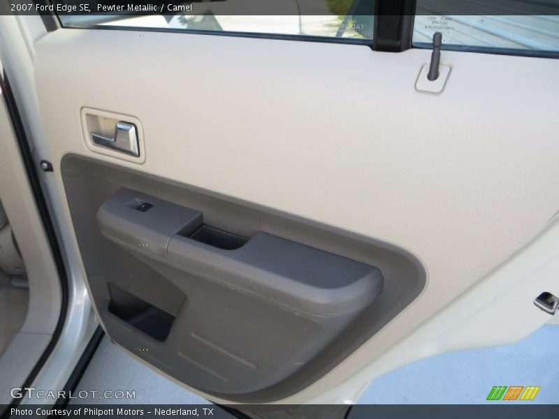 Pewter Metallic / Camel 2007 Ford Edge SE