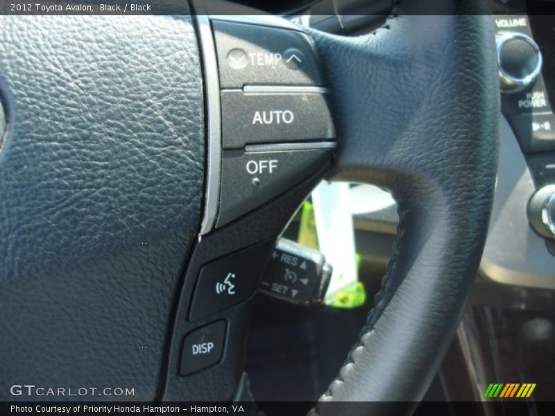 Black / Black 2012 Toyota Avalon