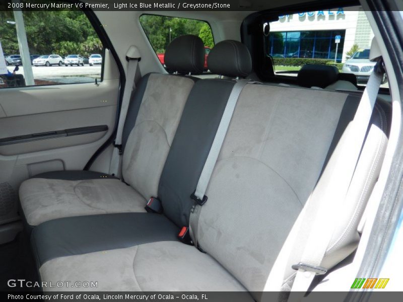 Light Ice Blue Metallic / Greystone/Stone 2008 Mercury Mariner V6 Premier