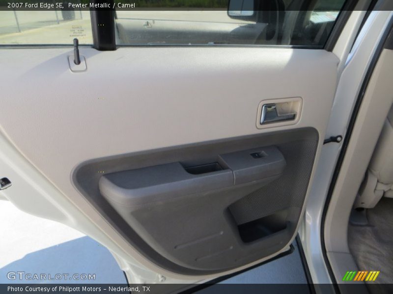 Pewter Metallic / Camel 2007 Ford Edge SE